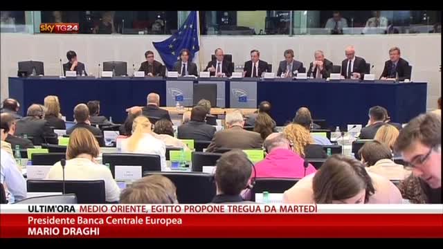 A Strasburgo audizione di Mario Draghi al Parlamento Europeo