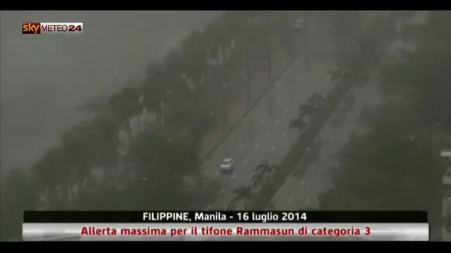 Filippine, allerta per il tifone Rammasun. Diverse vittime