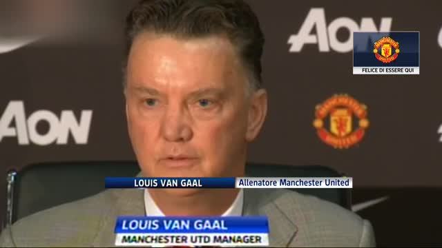 Manchester United, Van Gaal: felice di essere qui