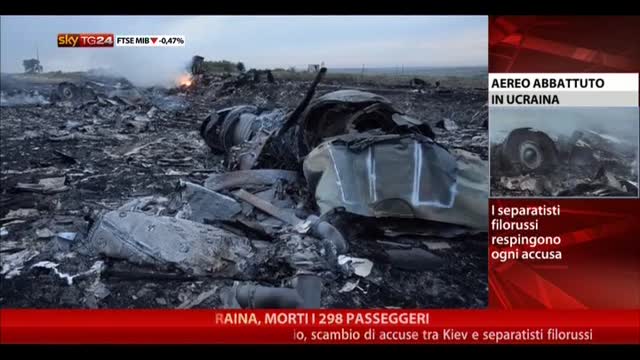 Aereo precipitato in Ucraina, morti i 298 passeggeri
