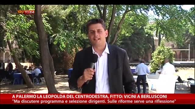 A Palermo Leopolda centrodestra, Fitto: vicini a Berlusconi