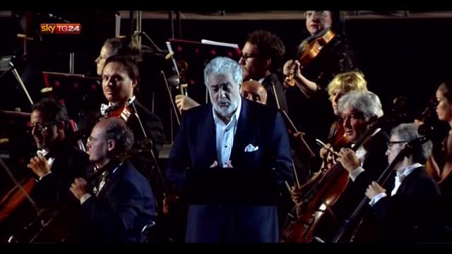 Placido Domingo canta Verdi, grande successo a Verona