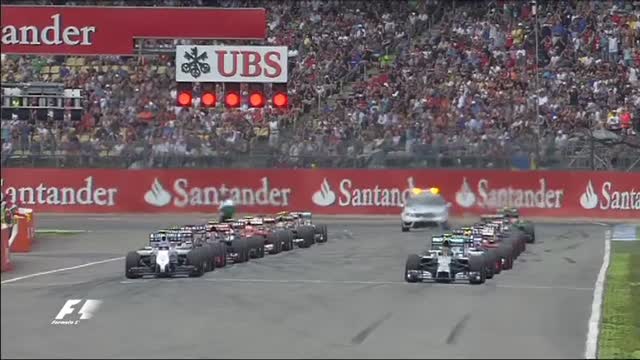 GP Germania, partenza F1: l'incidente di Massa
