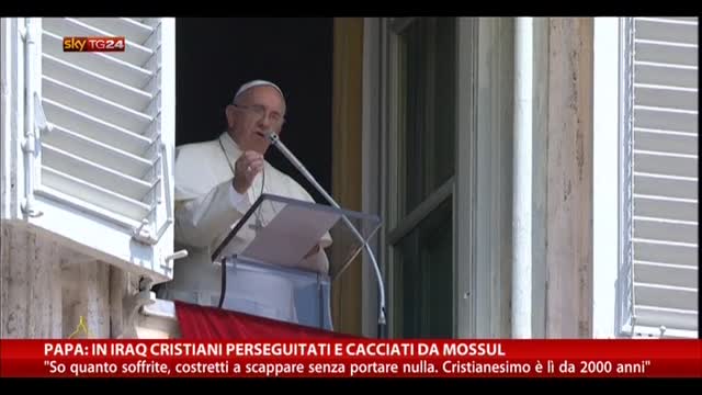 Papa: in Iraq cristiani perseguitati e cacciati da Mossul