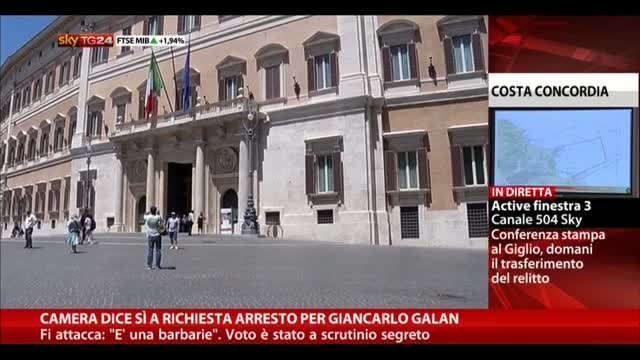 Camera dice sì a richiesta arresto per Giancarlo Galan