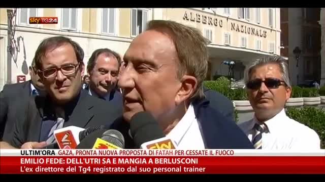 Emilio Fede: Dell'Utri sa e mangia a Berlusconi