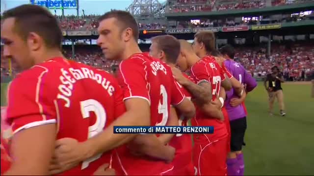 Liverpool-Roma 0-1. Autogol di Agger al 90'