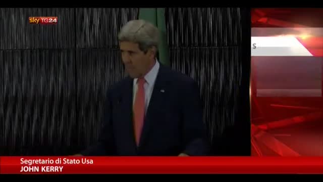 Tregua a Gaza, le parole di John Kerry
