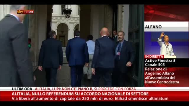 Alitalia, nullo referendum sull'accordo nazionale di settore