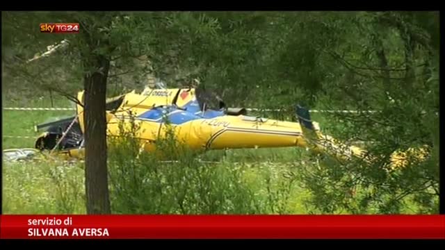 Rieti, si schianta elicottero antincendio: due morti