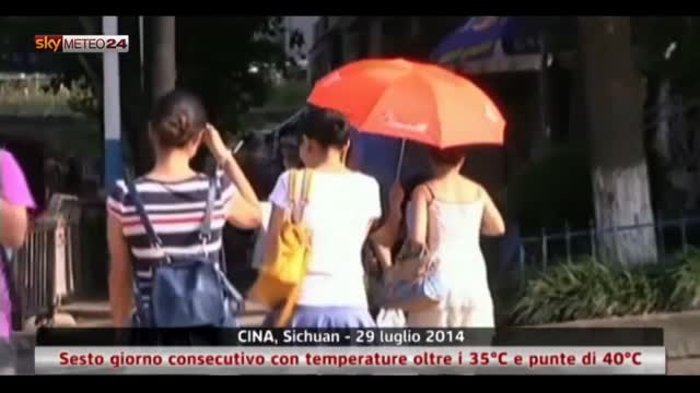 Cina, a Sichuan sesto giorno consecutivo con punte di 40°