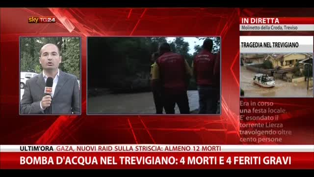 Bomba d'acqua nel trevigiano: 4 morti e 4 feriti gravi