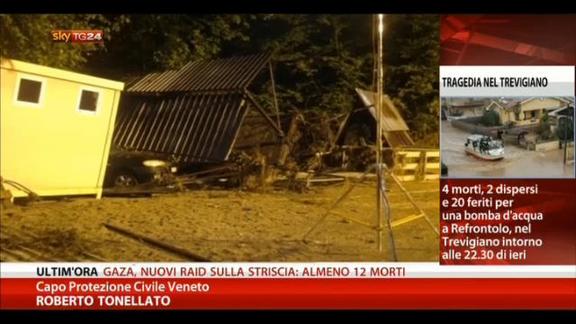 Refrontolo, Protezione civile: “Evento non prevedibile”