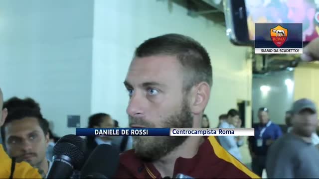 Roma, De Rossi: "Dispiace perdere ma siamo da scudetto"