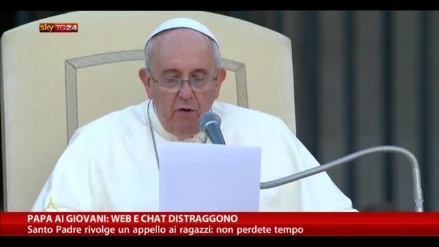 Papa ai giovani: web e chat distraggono