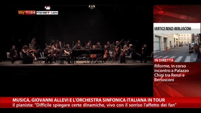 Musica, Giovanni Alllevi e l'orchestra sinfonica in tour