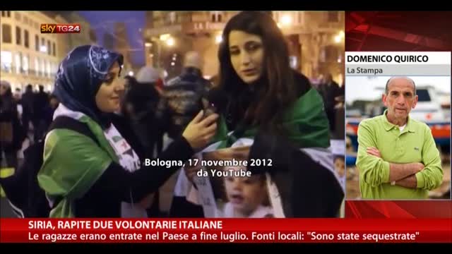 Siria, rapite due volontarie italiane