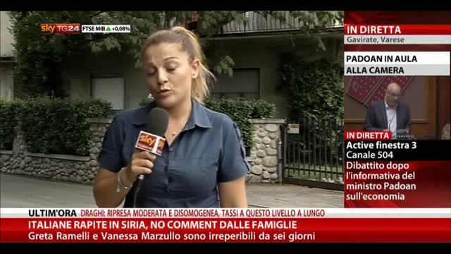 Italiane rapite in Siria, no comment dalle famiglie