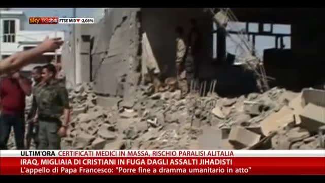Iraq, migliaia di cristiani in fuga dagli assalti jihadisti