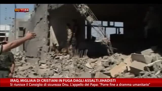 Iraq, 100mila cristiani in fuga. L'appello del Papa