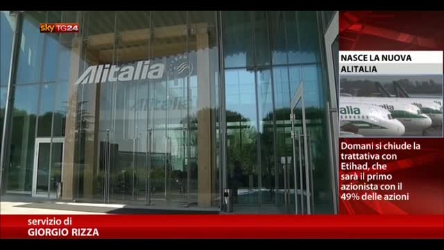 Alitalia, domani la firma dell'accordo con Etihad