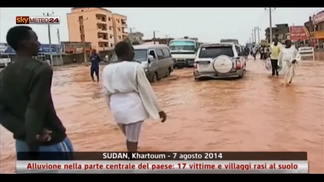 Sudan, alluvione nella parte centrale del paese