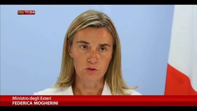 Iraq, Mogherini a Sky TG24: situazione molto preoccupante