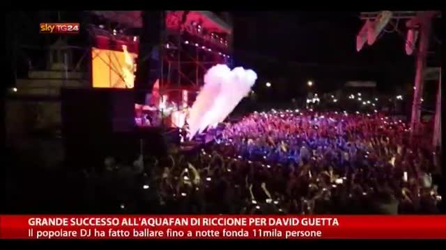 Grande successo all'Aquafan di Riccione per David Guetta