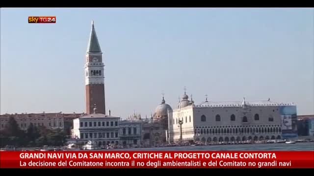 Grandi navi via da San Marco, critiche al progetto