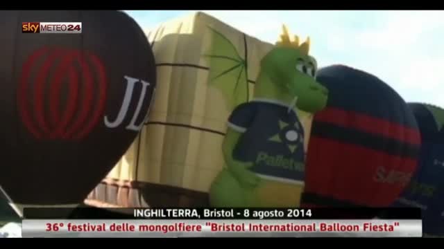 UK, 36° edizione del "Bristol International Baloon Fiesta"