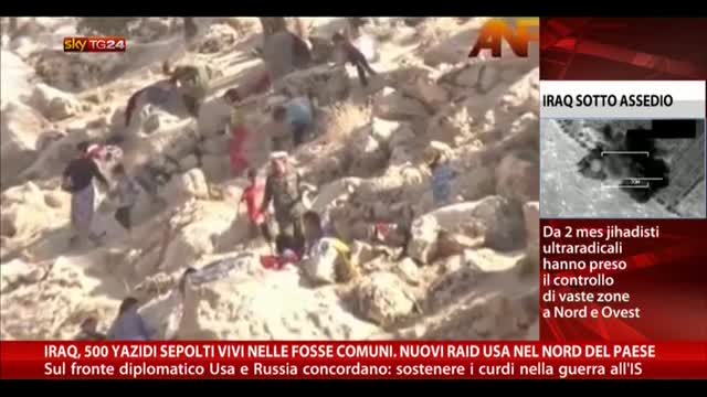 Iraq, 500 Yazidi sepolti vivi nelle fosse comuni
