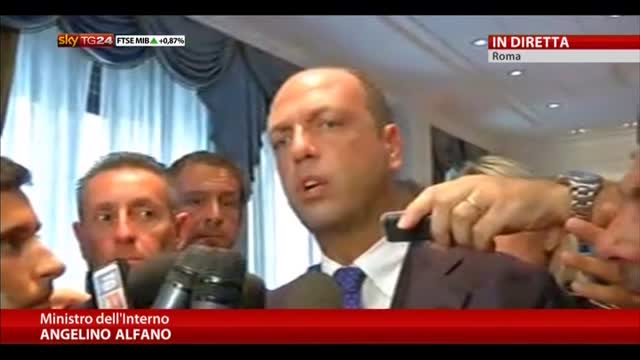 Alfano: "Coalizione di Governo unita per lo Sblocca-Italia"