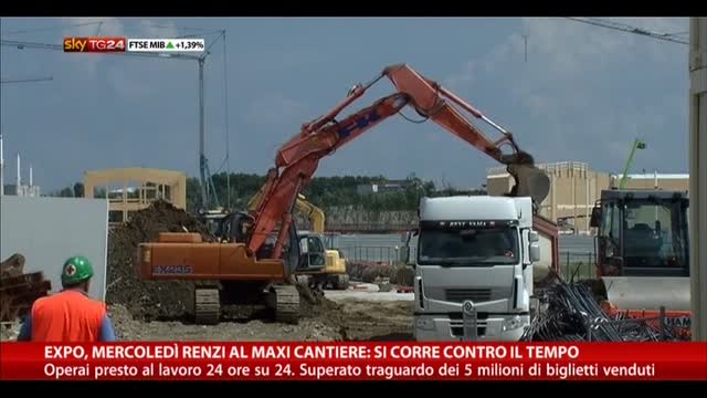 Expo, mercoledì Renzi al maxicantiere- si corre contro tempo