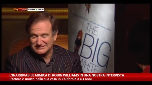 L'inarrivabile mimica di Williams nell'intervista a Sky 