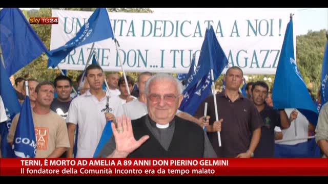 Terni, morto ad Amelia a 89 anni don Pierino Gelmini