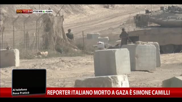 Esplosione Gaza, morto un reporter italiano