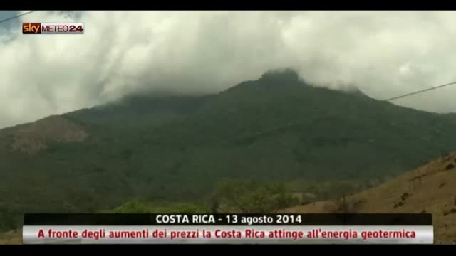 Costa Rica, aumento prezzi: si attinge da energia geotermica