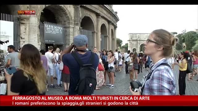 Ferragosto al museo, a Roma molti turisti in cerca di arte