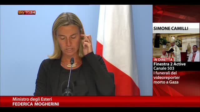 Mogherini: azione russa in Ucraina per Ue viola la legge