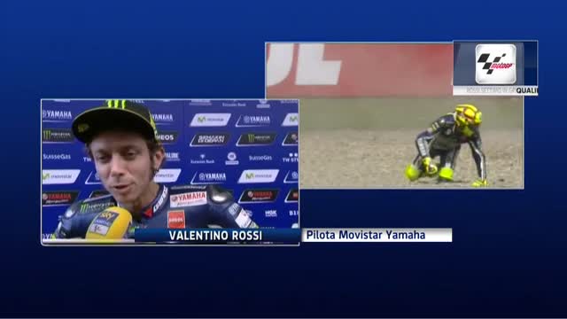 Rossi: "Ottimista per la gara, il dito non è rotto"