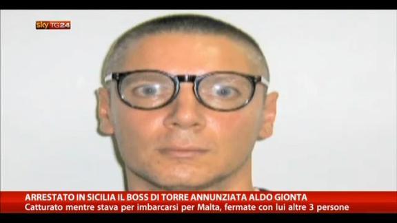 Arrestato in Sicilia il boss di Torre Annunziata Aldo Gionta