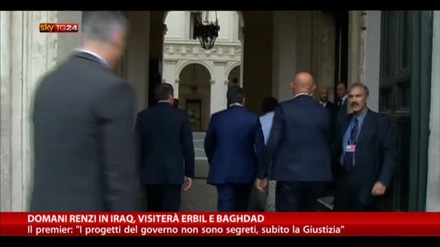 Domani Renzi in Iraq, visiterà Erbil e Baghdad
