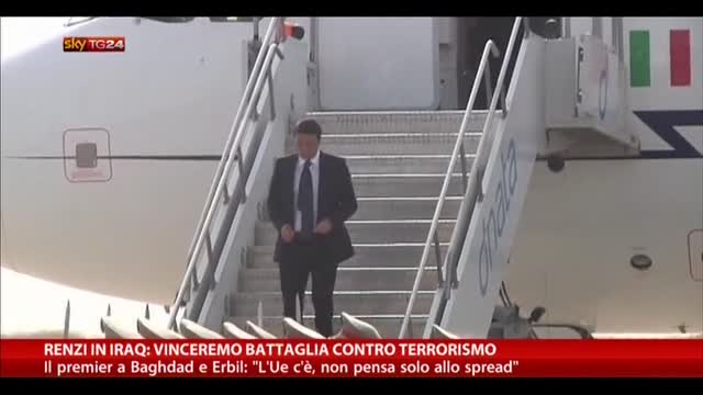 Renzi in Iraq: vinceremo battaglia contro terrorismo