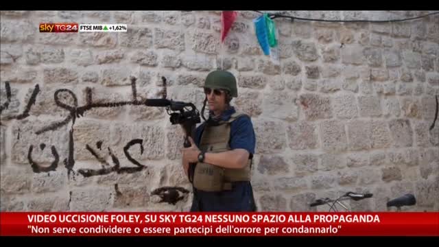 Morte Foley, su Sky TG24 nessuno spazio alla propaganda