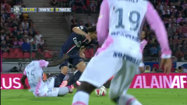Evian-Paris Saint-Germain 0-0