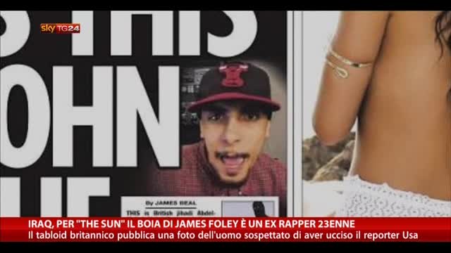 Iraq, per "The Sun" il boia di Foley è un ex rapper 23enne