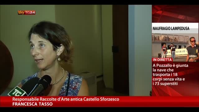 Milano, rubati 3 dipinti al Castello Sforzesco