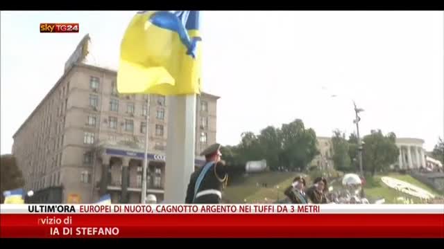 Kiev, si festeggia anniversario dell'indipendenza dall'URSS