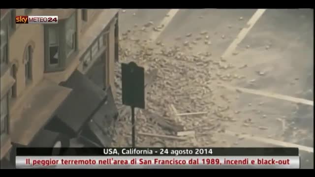 California, peggior terremoto in area San Francisco dal 1989