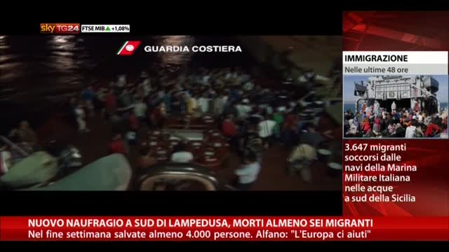 Nuovo naufragio a sud di Lampedusa, morti almeno 6 migranti